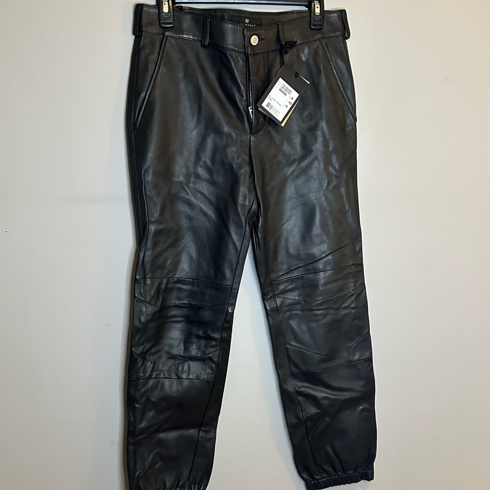 Belstaff Women’s Black Leather Militaire Trouser
US 6/UK 8